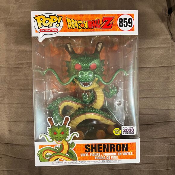 Funko Pop Dragon Ball Z #859 Shenron 10 inch Glow in the Dark Funimation 2020 Ex - Picture 8 of 9